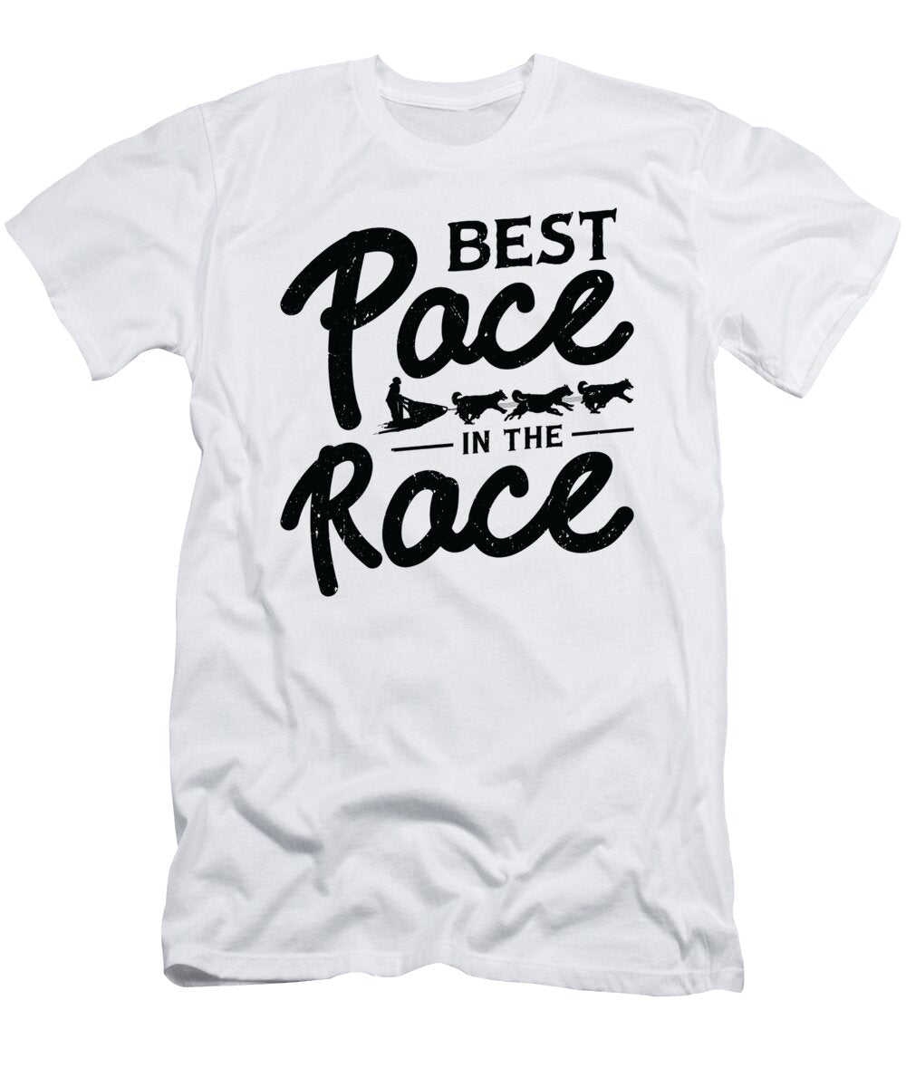4 Husky Sledding Best Pace Sled Dog Racing Alaskan Racers Toms Store T-Shirt