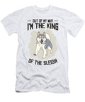 4 Husky Sledding King of the Sleigh Sled Dog Racing Alaskan Racers Toms Store T-Shirt
