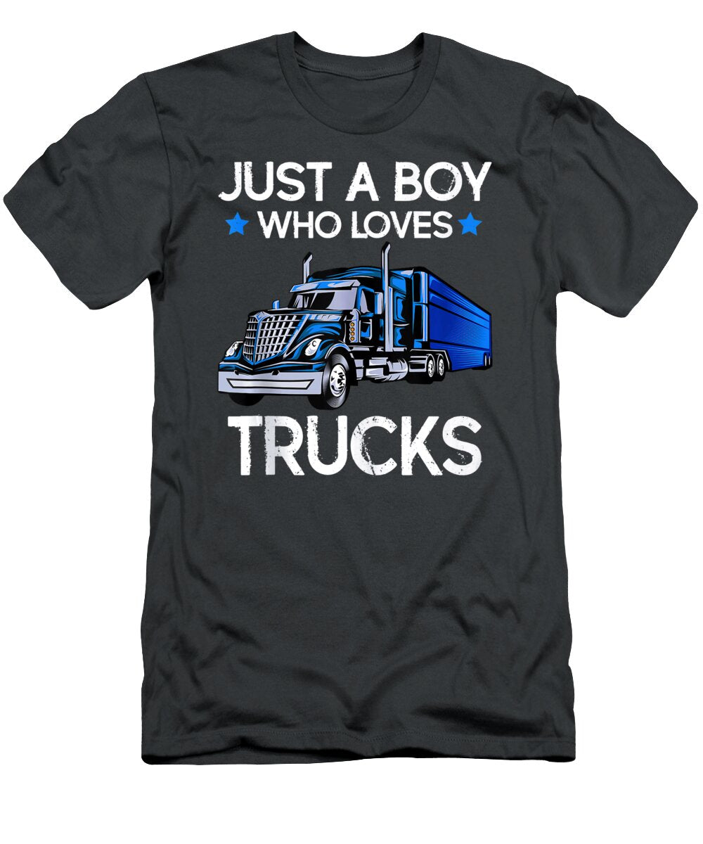 4 Just a Boy Who Loves Trucks Anh Nguyen T-Shirt