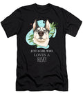 4 Just a Girl Who Loves a Husky Funny Dog Cynto T-Shirt
