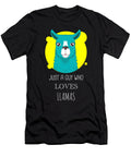 4 Just a Guy Who Loves Llamas Cynto T-Shirt