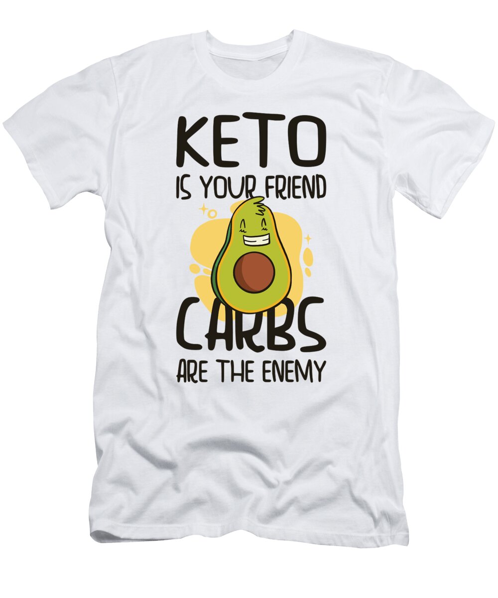 4 Keto Diet Nutritionist Avocado Fruit Dietitian Food Toms Store T-Shirt