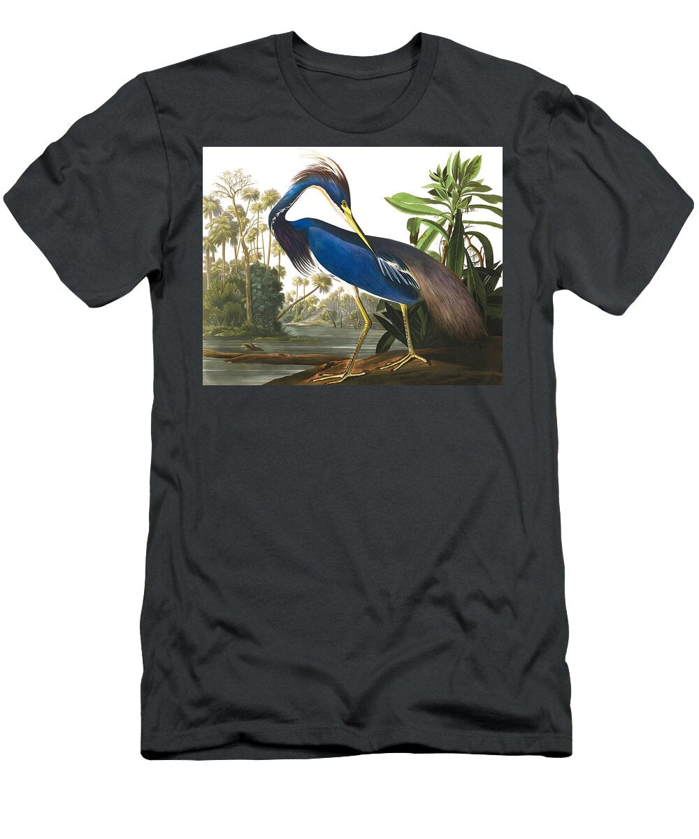 4 Louisiana Heron John James Audubon T-Shirt
