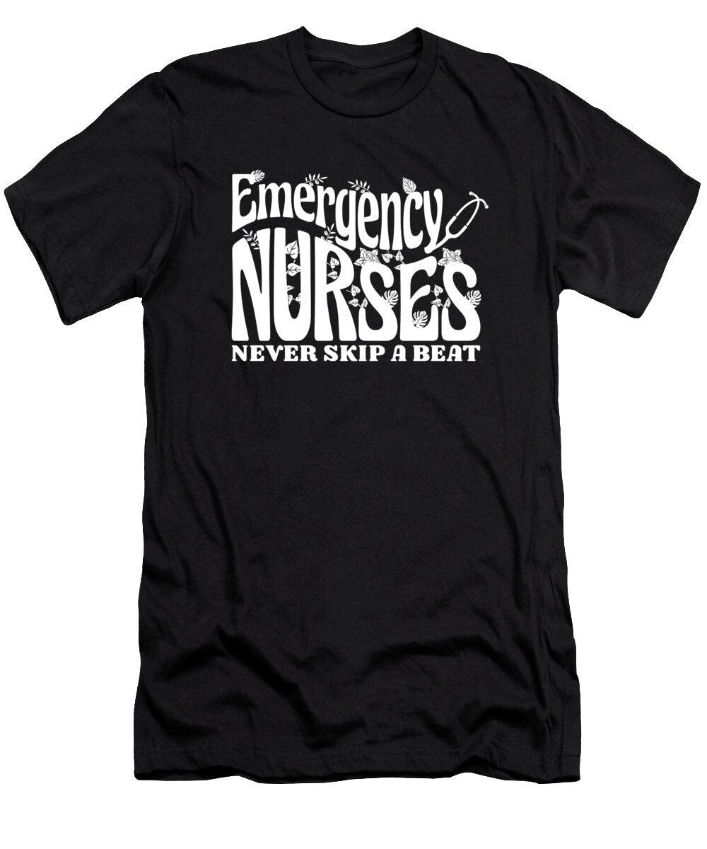 4 Nursing Hospital Caretaker Emergency Nurse Crazy Squirrel T-Shirt
