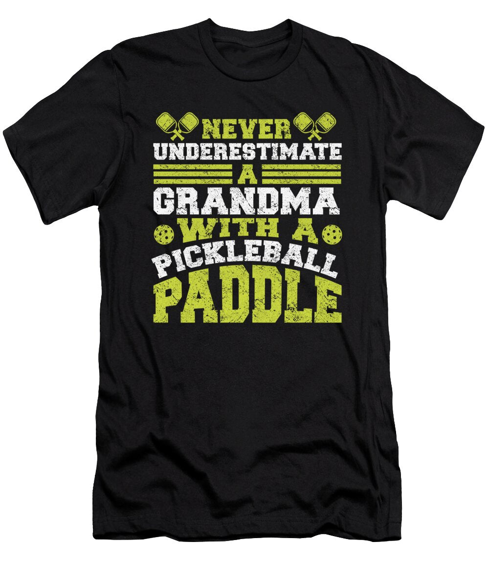 4 Pickleball Crazy Squirrel T-Shirt