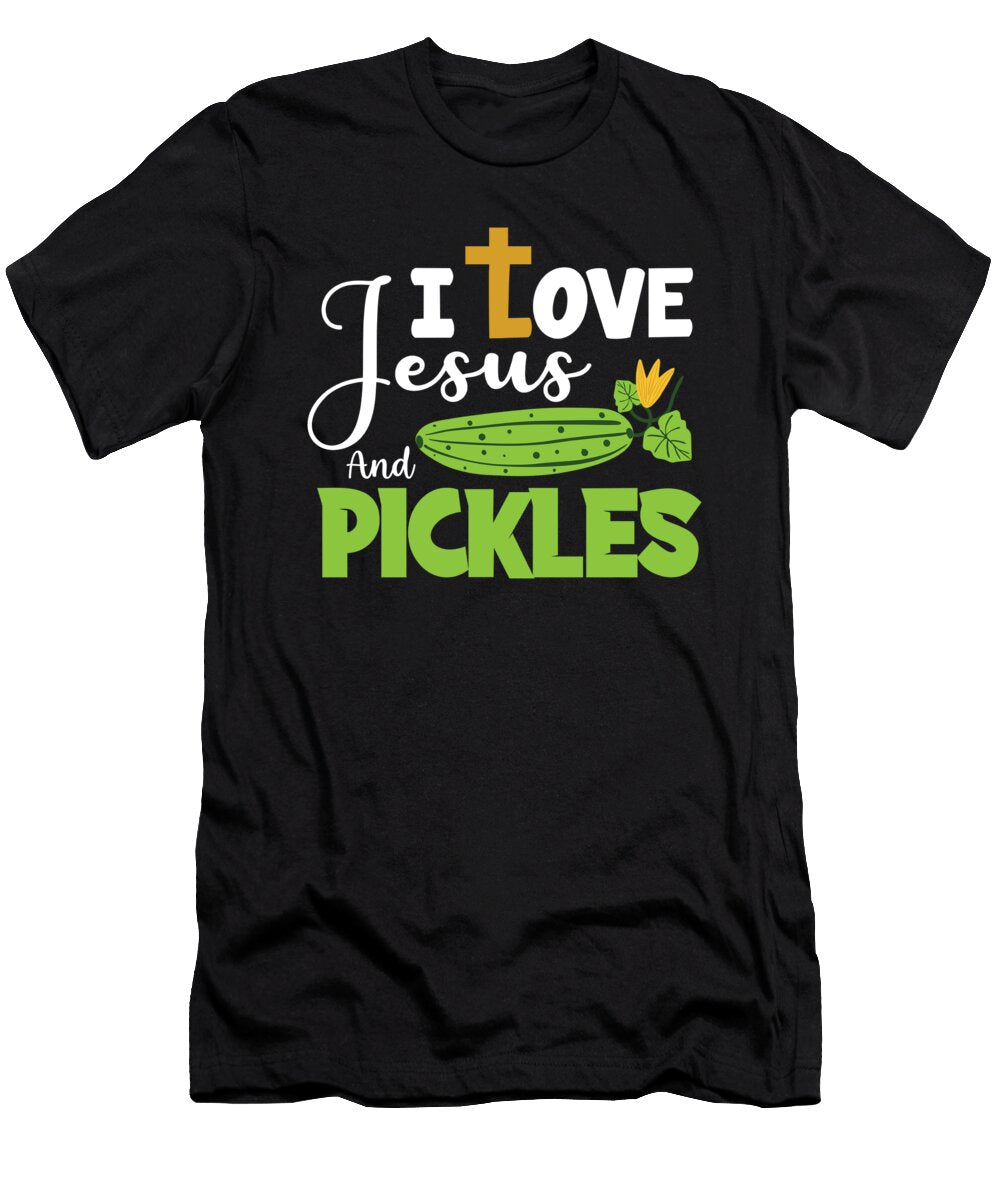 4 Pickles Vegan Pickle Lovers Gift Raphaelartdesign T-Shirt
