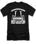 4 Platform Diver Humor Springboard Diving Crazy Squirrel T-Shirt