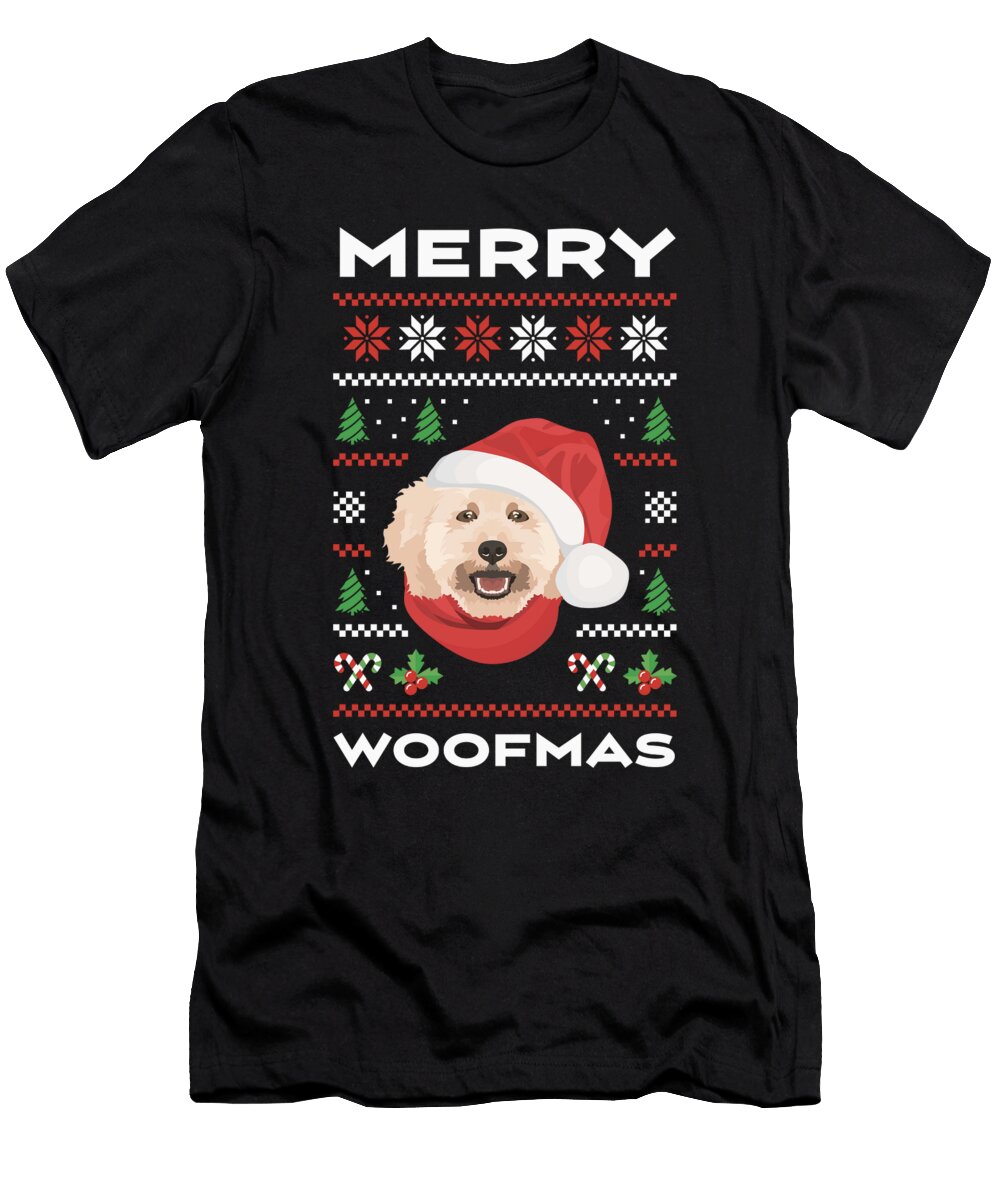 4 Poodle Christmas Greenoptix T-Shirt