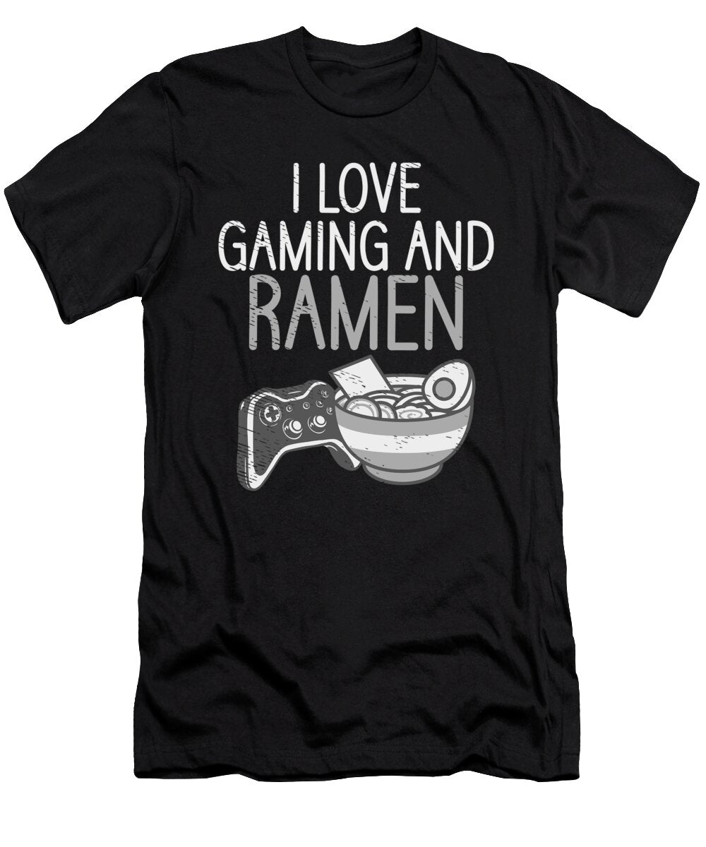 4 Ramen Lover Gamer Video Games Ramen Bowl Toms Store T-Shirt