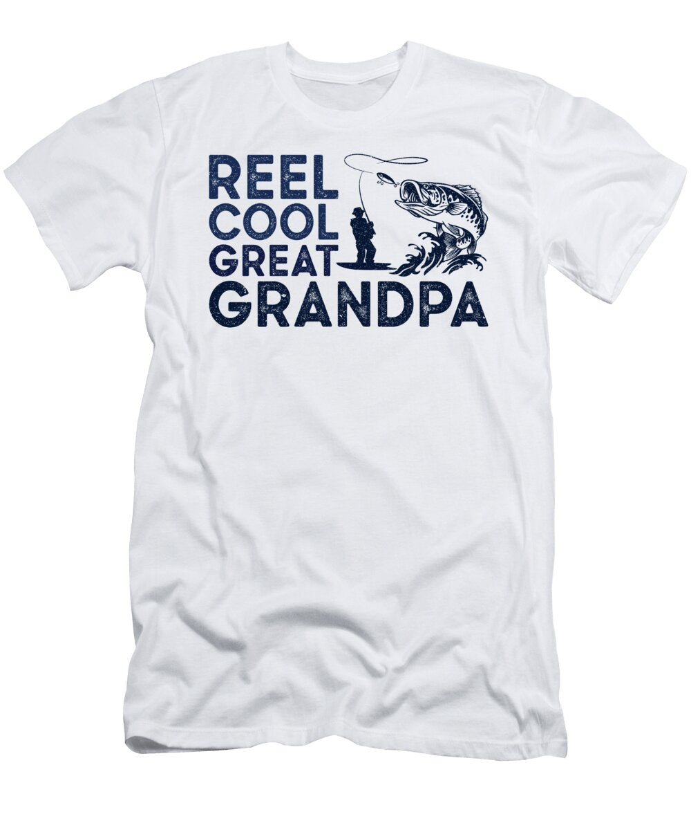 4 Reel Cool Great Grandpa Fisherman Fishing Toms Store T-Shirt