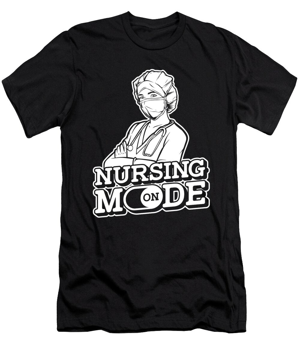 4 Registered Hospital Nurse Crazy Squirrel T-Shirt