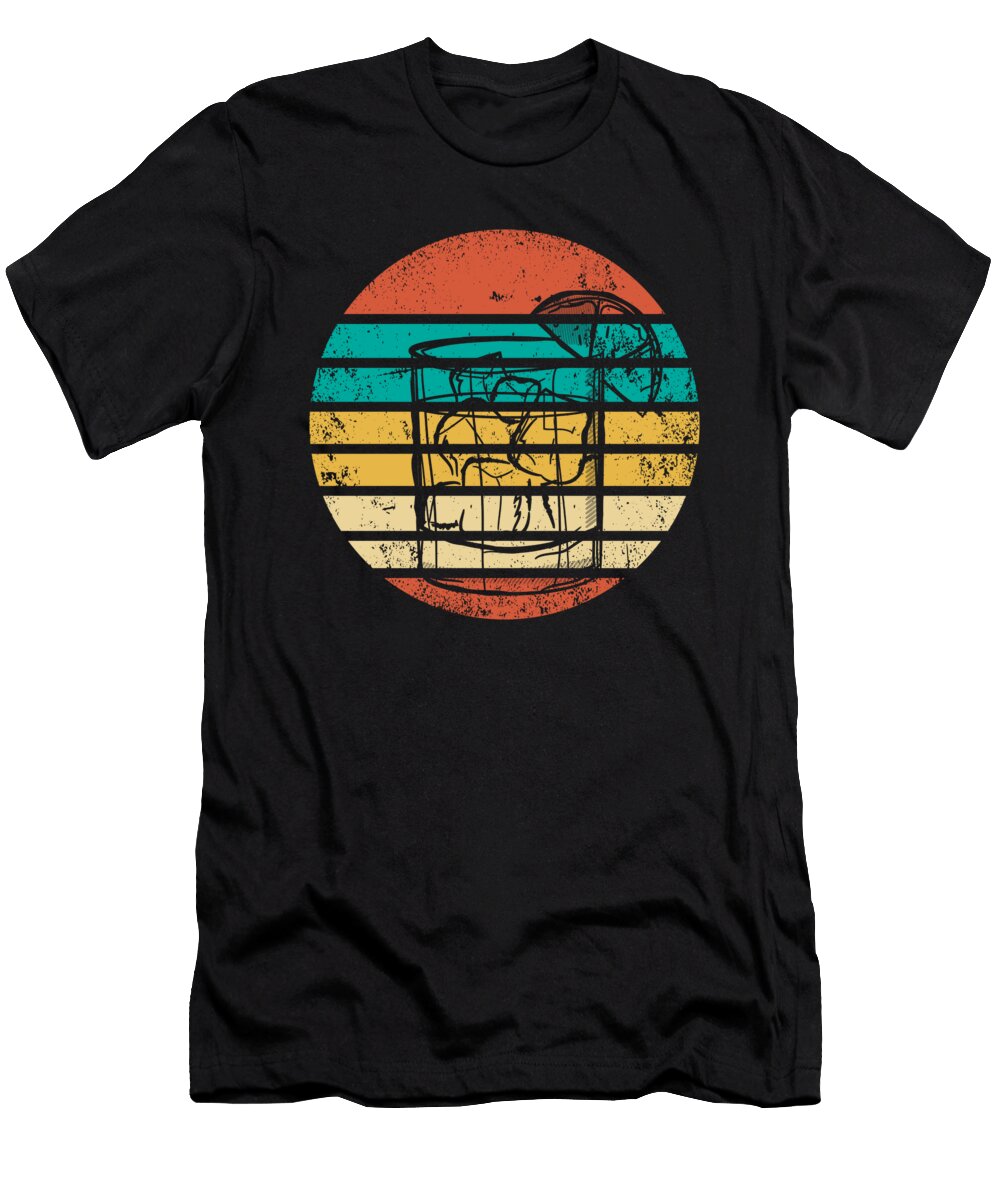 4 Retro Gin Tonic Cocktail Jonathan Kraske T-Shirt