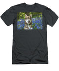 4 Siberian Husky in Bluebells John Daniels T-Shirt