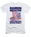 4 Studying Student Cat Owner Eating Ramen Foodie Toms Store T-Shirt