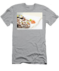 4 Sushi with Salmon Avocado Rice in Seaweed Served with Wasabi and Ginger Michal Bednarek T-Shirt