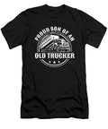 4 Truck Driver Rig Trucking Old Man Trucker Crazy Squirrel T-Shirt