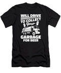 4 Truck Driver Trucking Trucker Rig Garbage Truck Crazy Squirrel T-Shirt