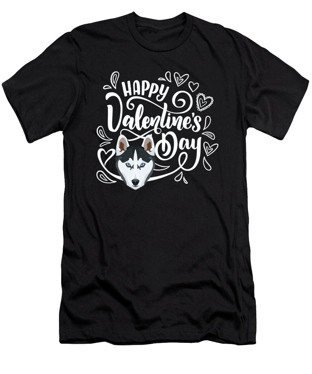 4 Valentines Day Husky Greenoptix T-Shirt