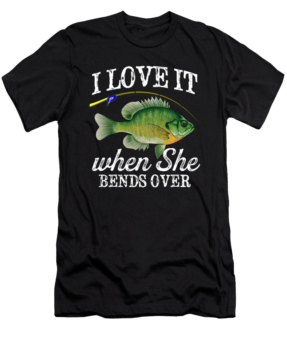 40 Funny Bluegill Brim Fishing Freshwater Fish Gift Muc Designs T-Shirt