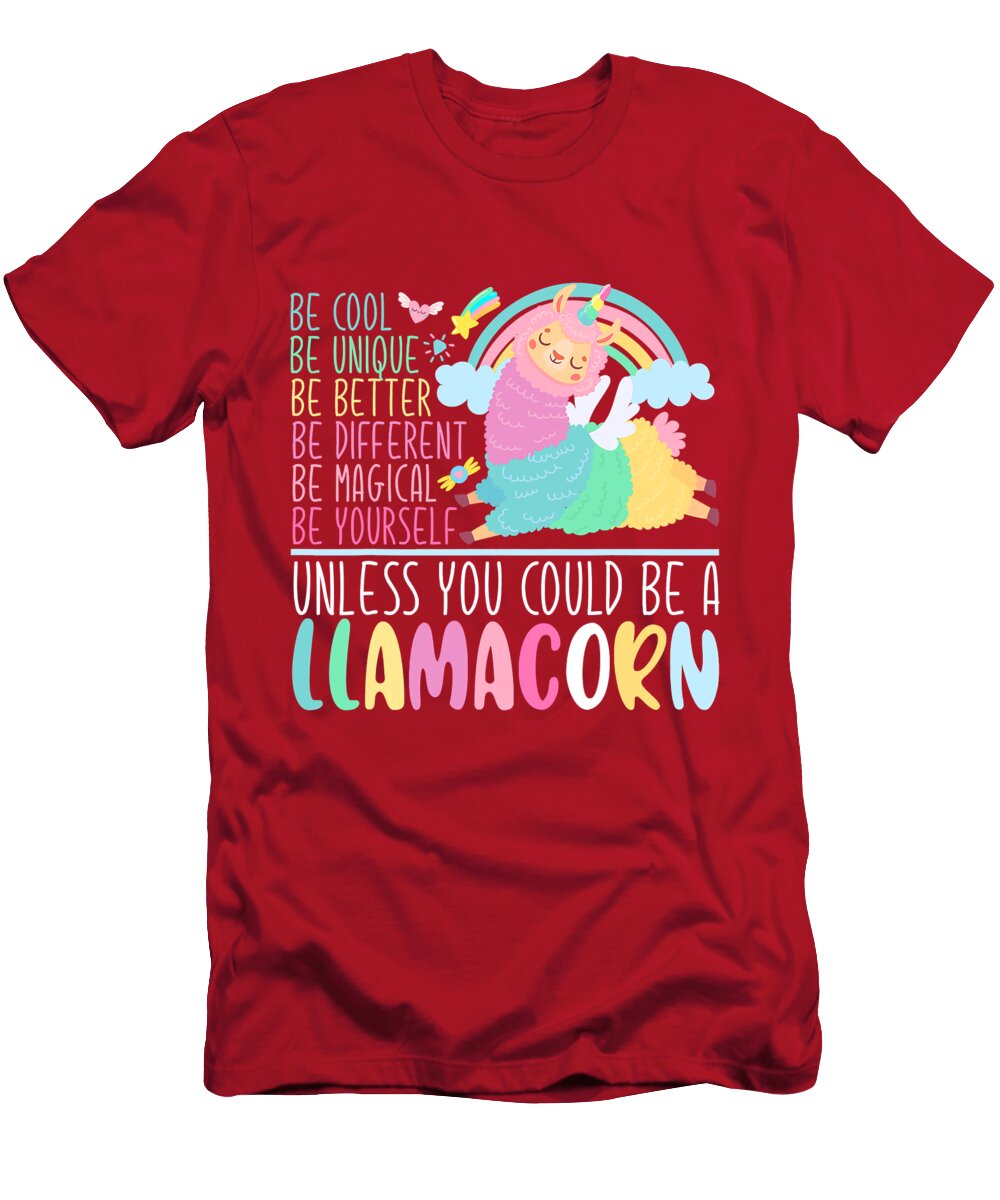 40 Llama Alpaca Alpacas Camelid Camel Cute Funny Llama Art Drama Animal Lover No Prob Grover Mcclure T-Shirt