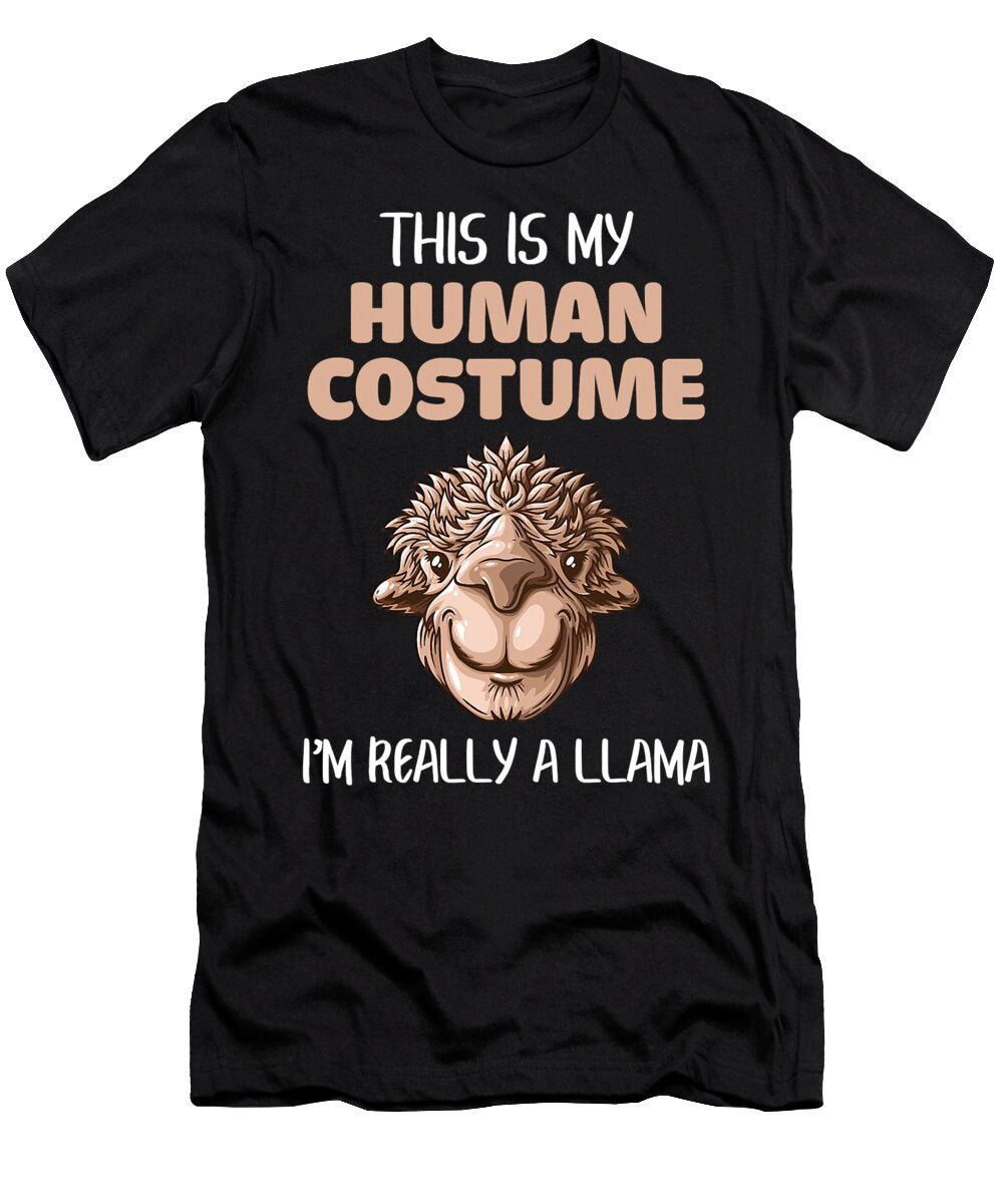 40 Llama Alpaca Alpacas Camelid Camel Cute Llama Funny Llama Llama Art Llama Drama Animal Llama Lover No Prob Llama Grover Mcclure T-Shirt