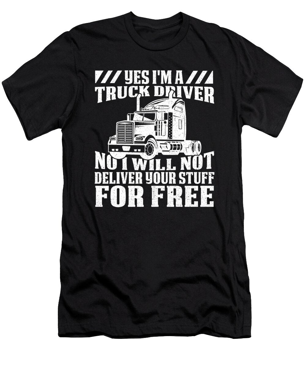 40 Truck Driver Trucking Trucker Bobby Bubble T-Shirt