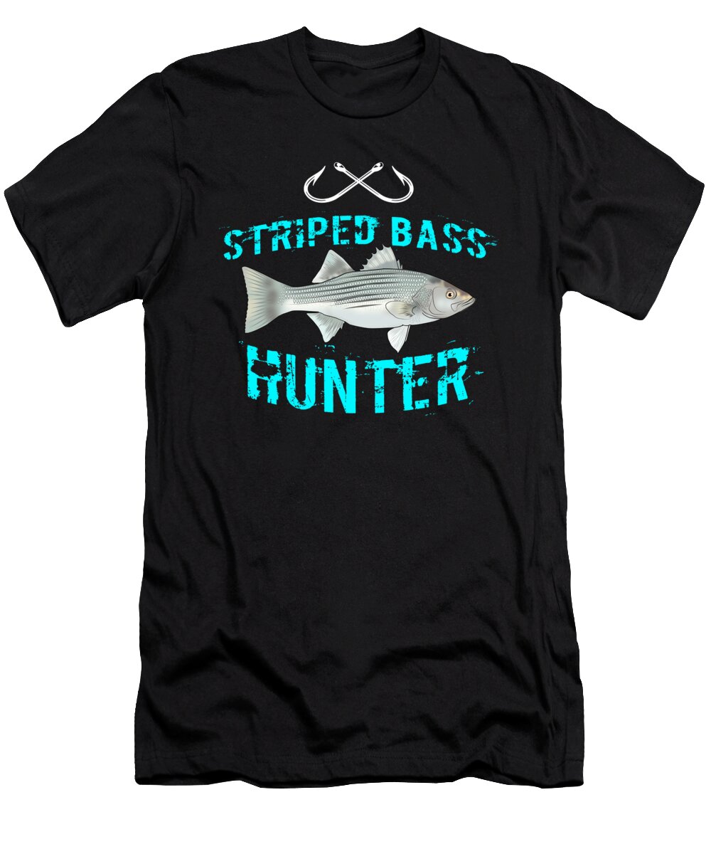 41 Funny Striped Bass Fishing Freshwater Fish Gift Muc Designs T-Shirt