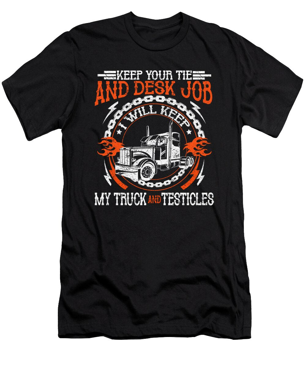 41 Truck Driver Trucking Trucker Bobby Bubble T-Shirt