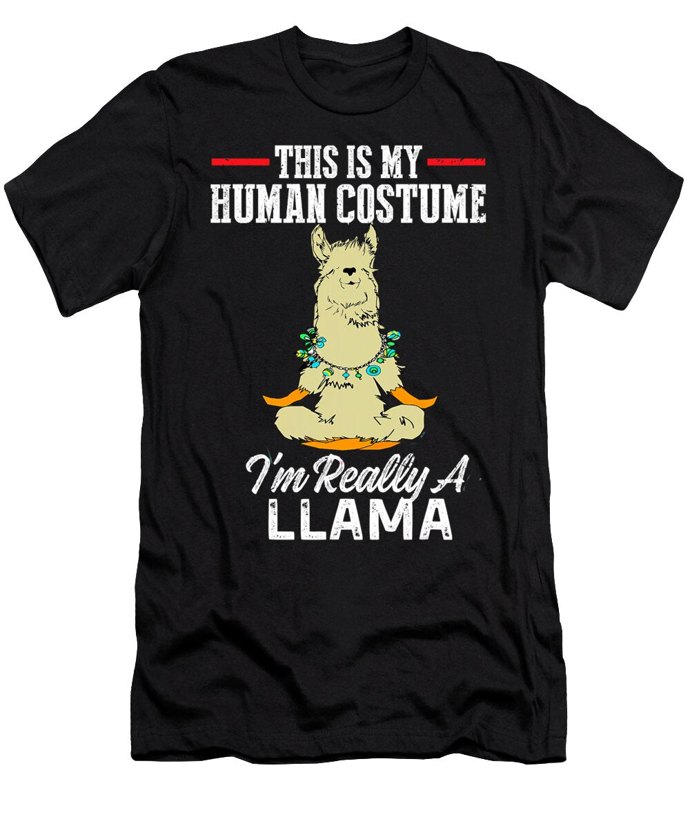 42 Llama Alpaca Alpacas Camelid Camel Cute Llama Funny Llama Llama Art Llama Drama Animal Llama Lover No Prob Llama Grover Mcclure T-Shirt
