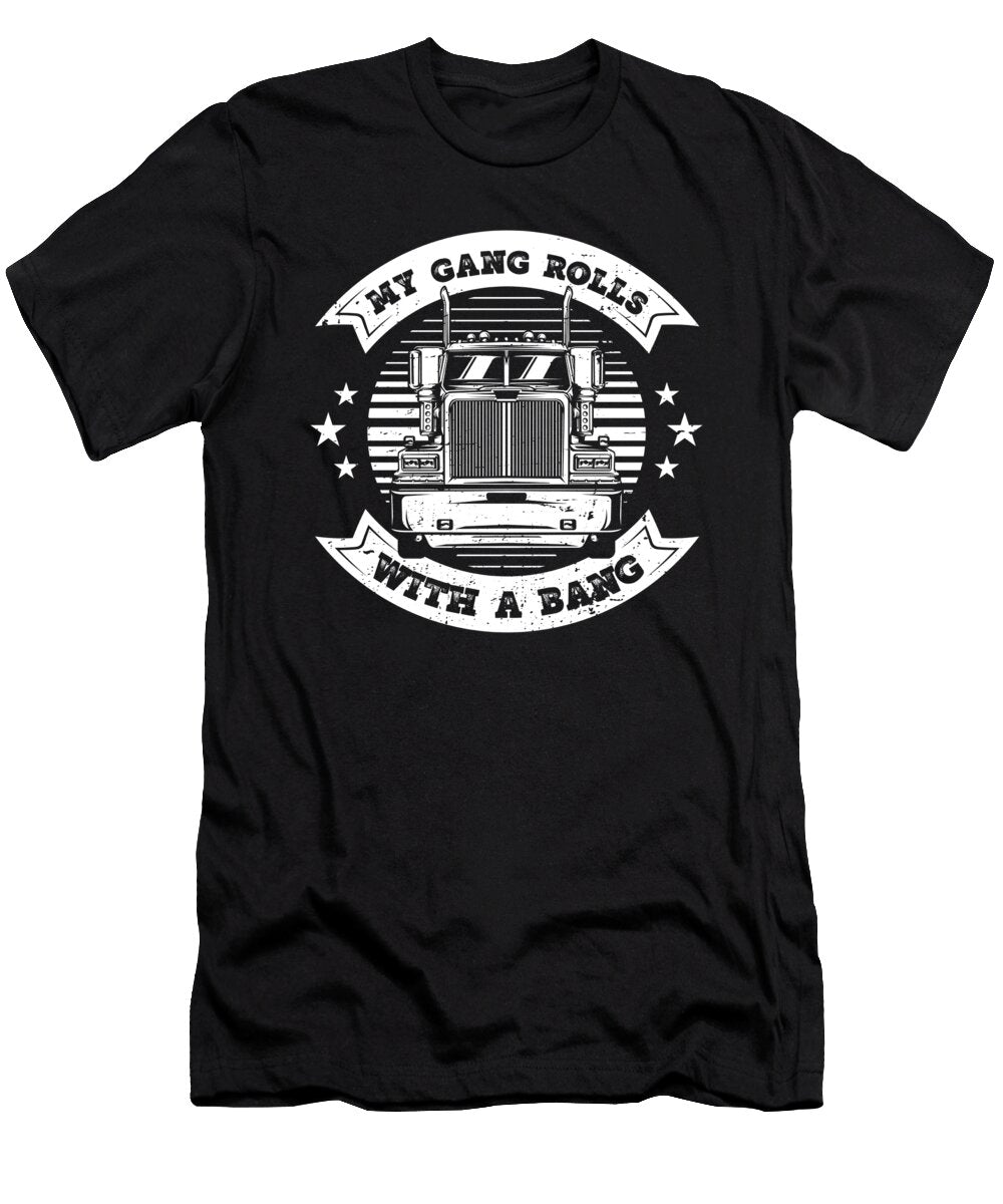 42 Truck Driver Trucking Trucker Crazy Squirrel T-Shirt