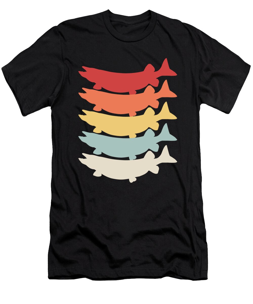 43 Funny Northern Pike Fishing Freshwater Fish Gift Muc Designs T-Shirt