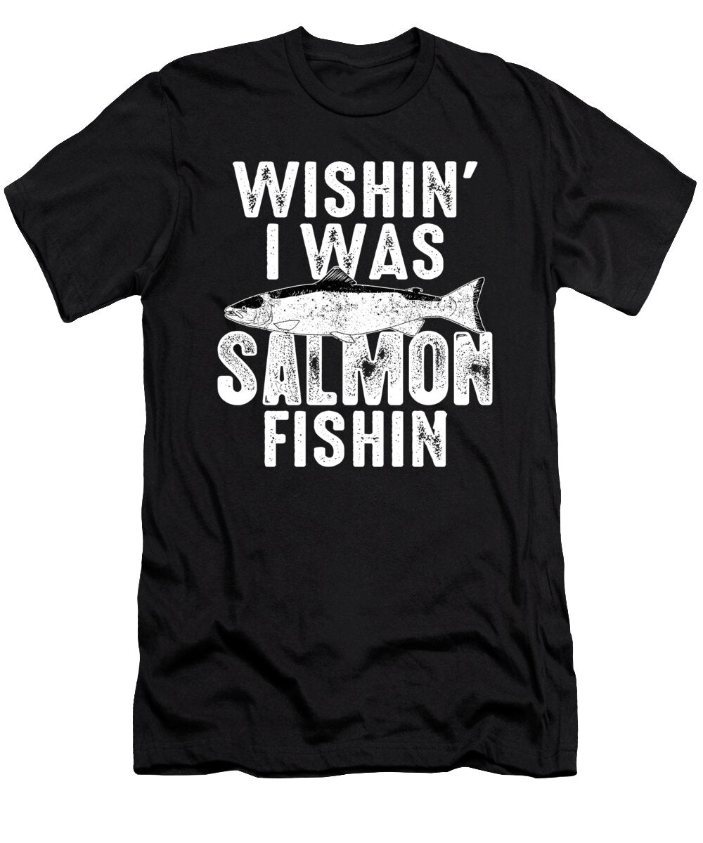 43 Funny Salmon Fishing Freshwater Fish Lake Gift Muc Designs T-Shirt