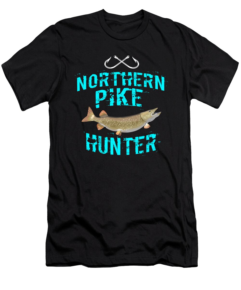 44 Funny Northern Pike Fishing Freshwater Fish Gift Muc Designs T-Shirt