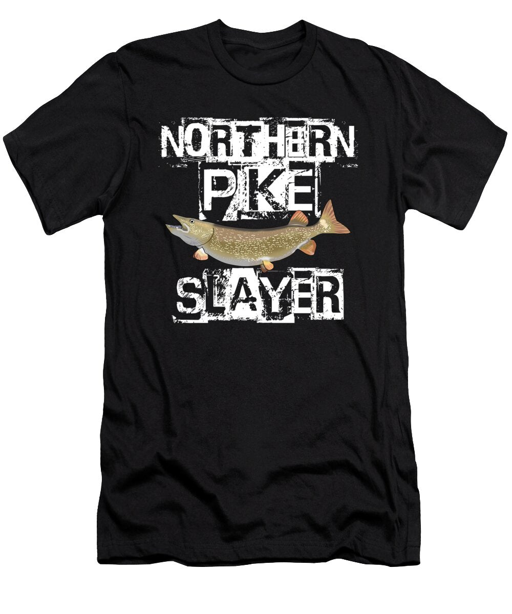 46 Funny Northern Pike Fishing Freshwater Fish Gift Muc Designs T-Shirt
