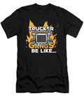 46 Truck Driver Trucking Trucker Crazy Squirrel T-Shirt