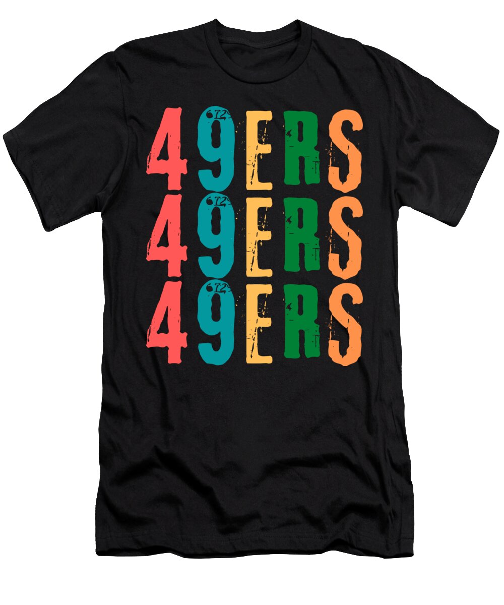 49ers Football Clutch Game Winning Drives Nicole Georges T-Shirt