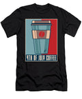 4th of July Coffee Poster Cafe Roasting Coffee 4th of July Crazy Squirrel T-Shirt