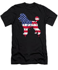 4th of July Poodle Ice Cream Drip American USA Sophie Eleanor T-Shirt