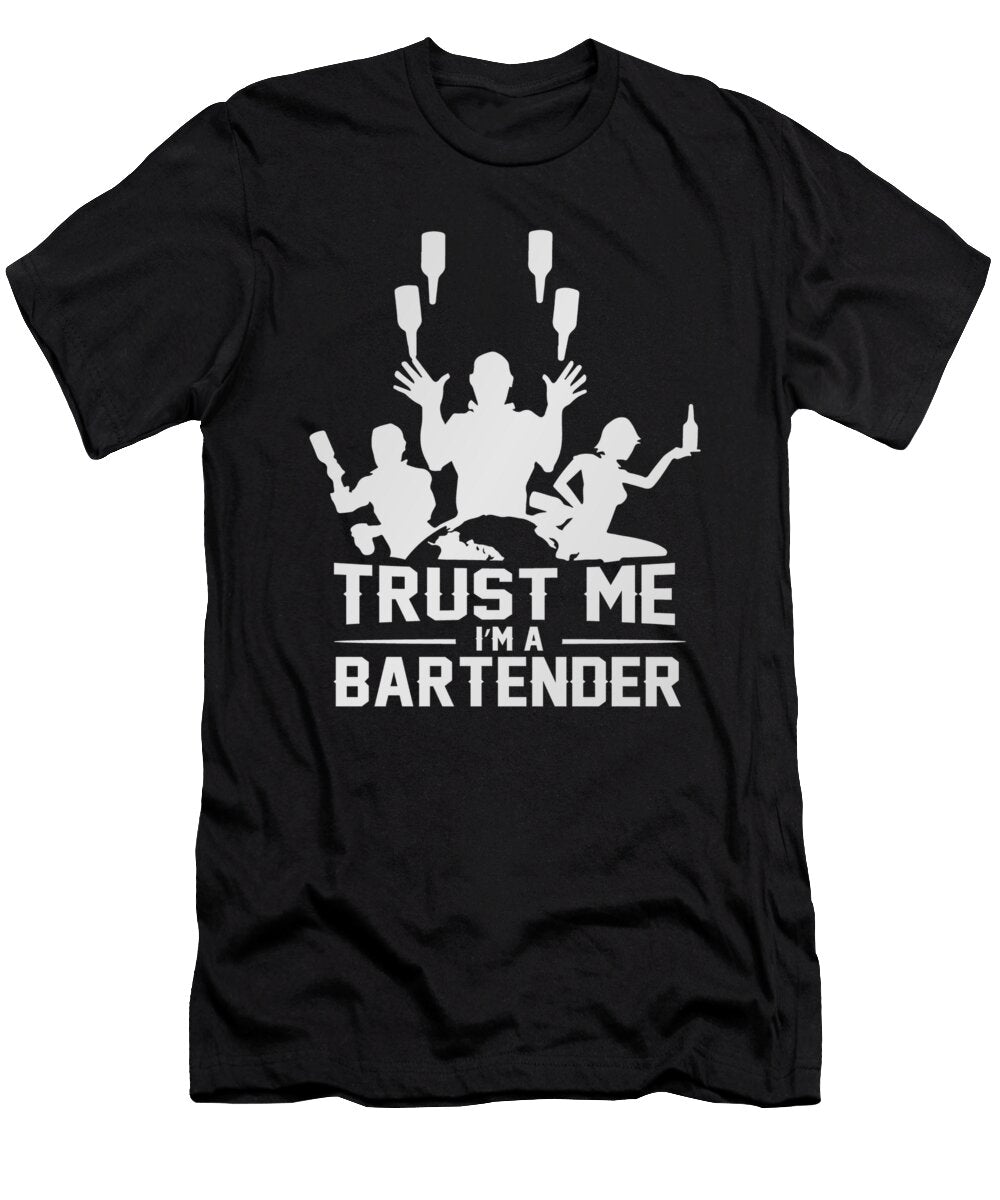 5 Bartender Barmaid Cocktail Barkeeper Bar Pub Gift Muc Designs T-Shirt