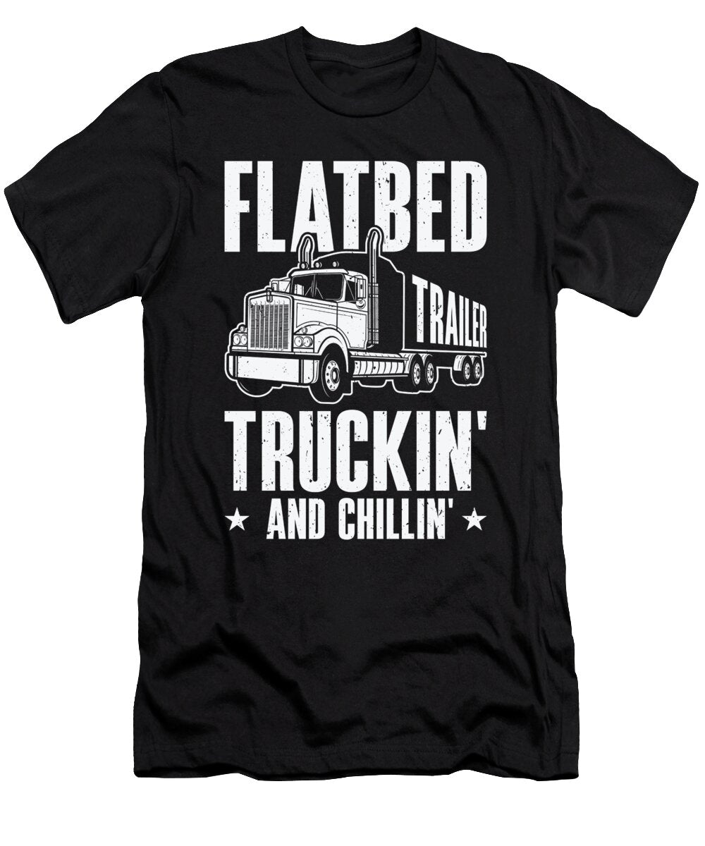 5 Flatbed Trucker Truck Driver Toms Store T-Shirt