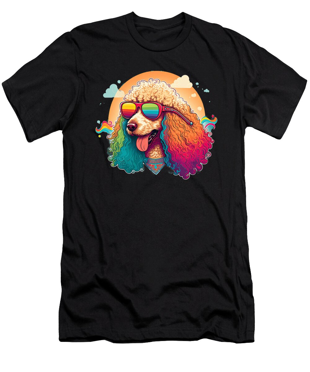 5 Funny Poodle Dog Miniature Poodle Toy Poodle for Sophie Eleanor T-Shirt
