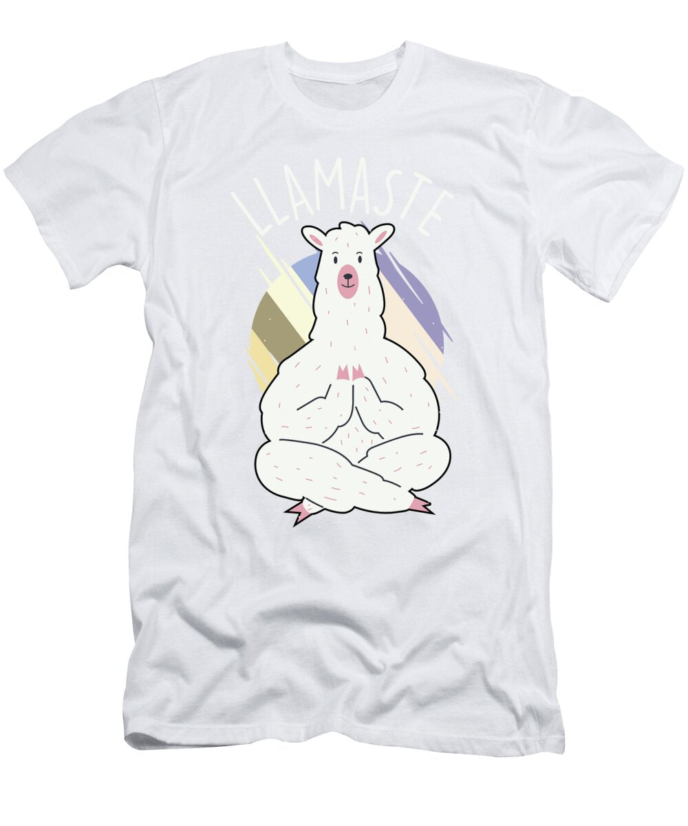 5 Funny Yogi Print Lama Peace Makes Yoga Hippie Hendrik Roeder T-Shirt