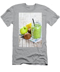 5 Green Smoothie with Kiwi Apple Lemon and Chia Seeds Healthy F Liss Art Studio T-Shirt
