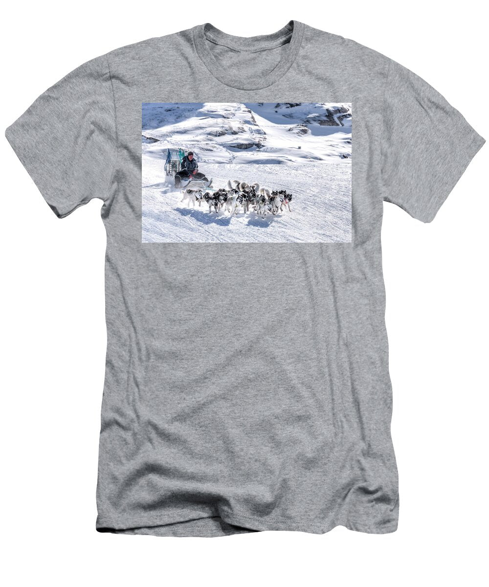 5 Huskies in Ilulissat Greenland Joana Kruse T-Shirt