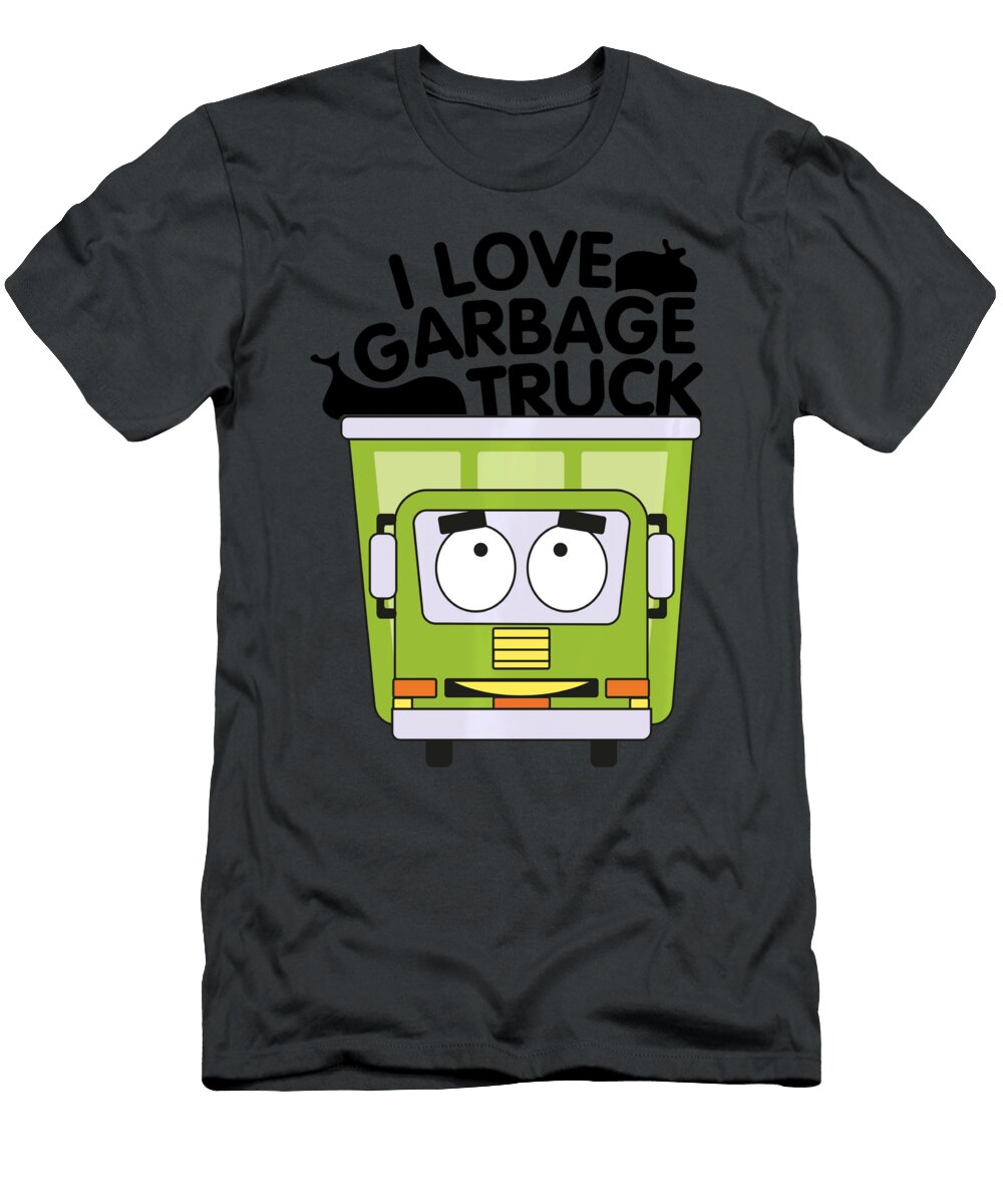 5 I Love Garbage Truck Anh Nguyen T-Shirt