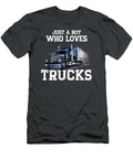 5 Just a Boy Who Loves Trucks Anh Nguyen T-Shirt