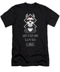 5 Just a Guy Who Loves Llamas Cynto T-Shirt