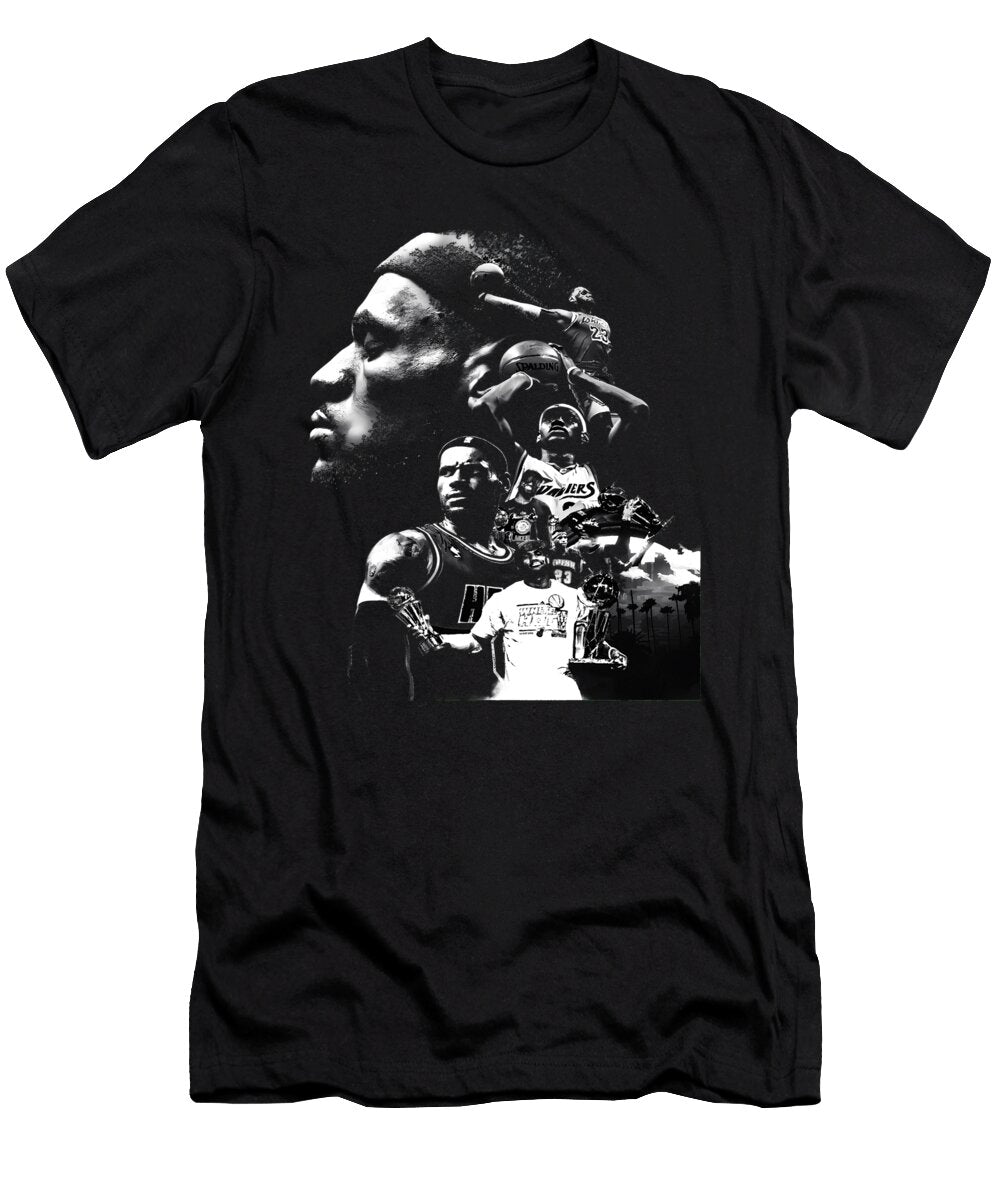 5 Lebron James Basketball Tribute Kenvin Tran T-Shirt