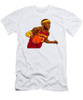 5 Lebron James in Action Kenvin Tran T-Shirt