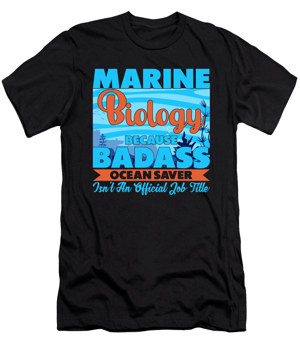 5 Marine Biologist Ocean Animals Marine Life Toms Store T-Shirt